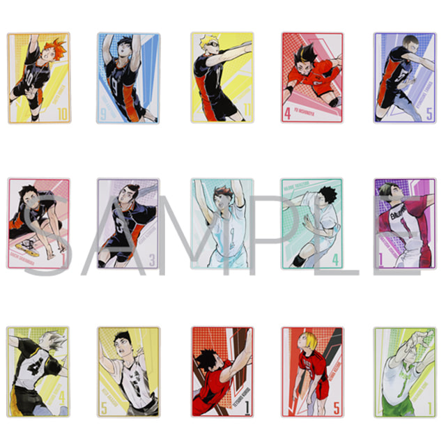 [2월 16일 발송예정] 슈에이샤 점프샵 하이큐 굿즈 JF2023 스테이터스 카드 컬렉션 2탄 단품 (랜덤)